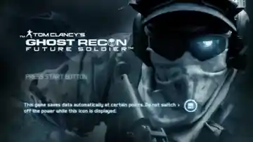 Tom Clancys Ghost Recon Future Soldier (USA) screen shot title